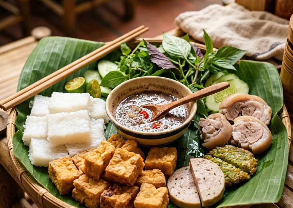 Mẹt Bún Đậu Mắm Tôm Đặc Biệt