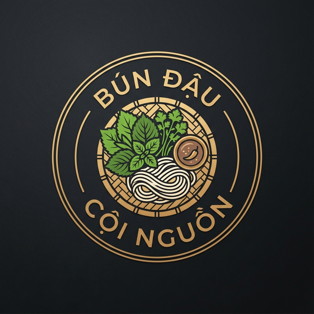Logo Bún Đậu Cội Nguồn