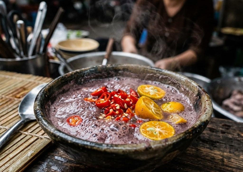 Mắm tôm Thanh Hóa sủi tăm