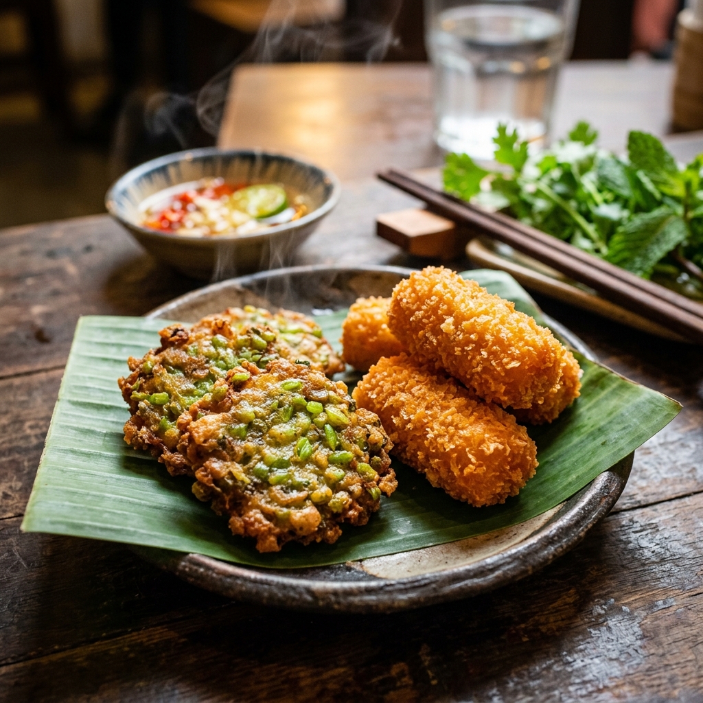 Chả cốm làng Vòng